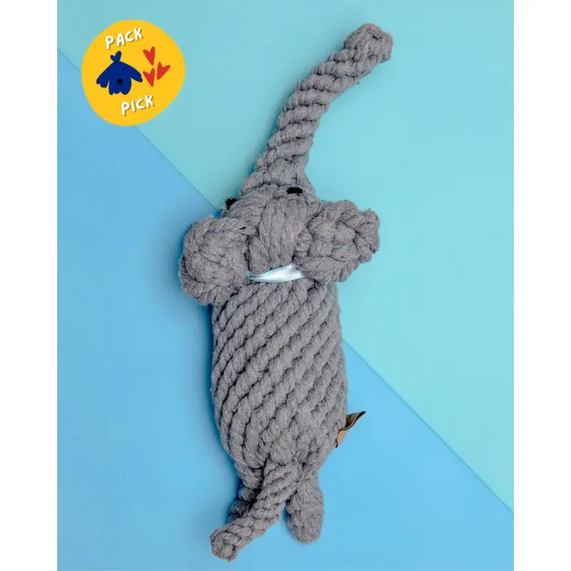 Coco the Elephant Rope Dog Toy
