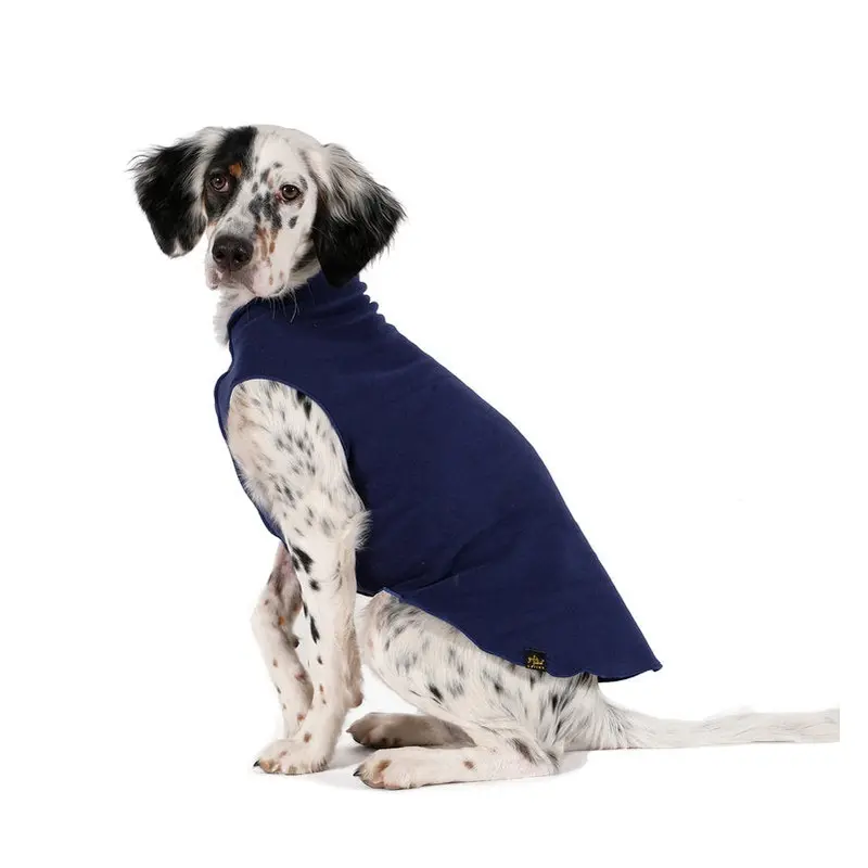 Stretch Fleece in Navy Blue