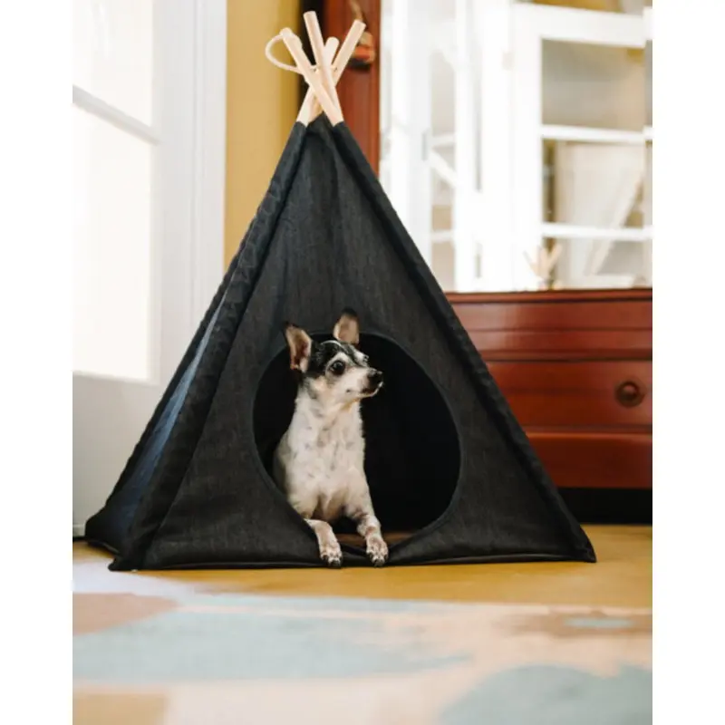 Denim Pet Teepee (Direct-Ship)
