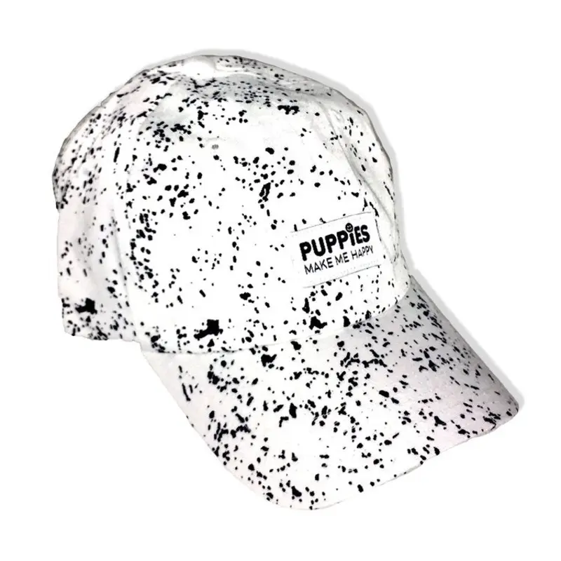 PUPPIES MAKE ME HAPPY | Splatter Hat