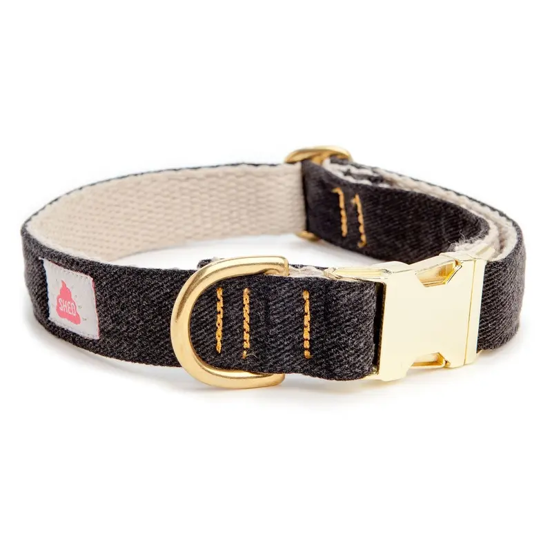 SHED | Mom Jeans Collar in Black Wash
