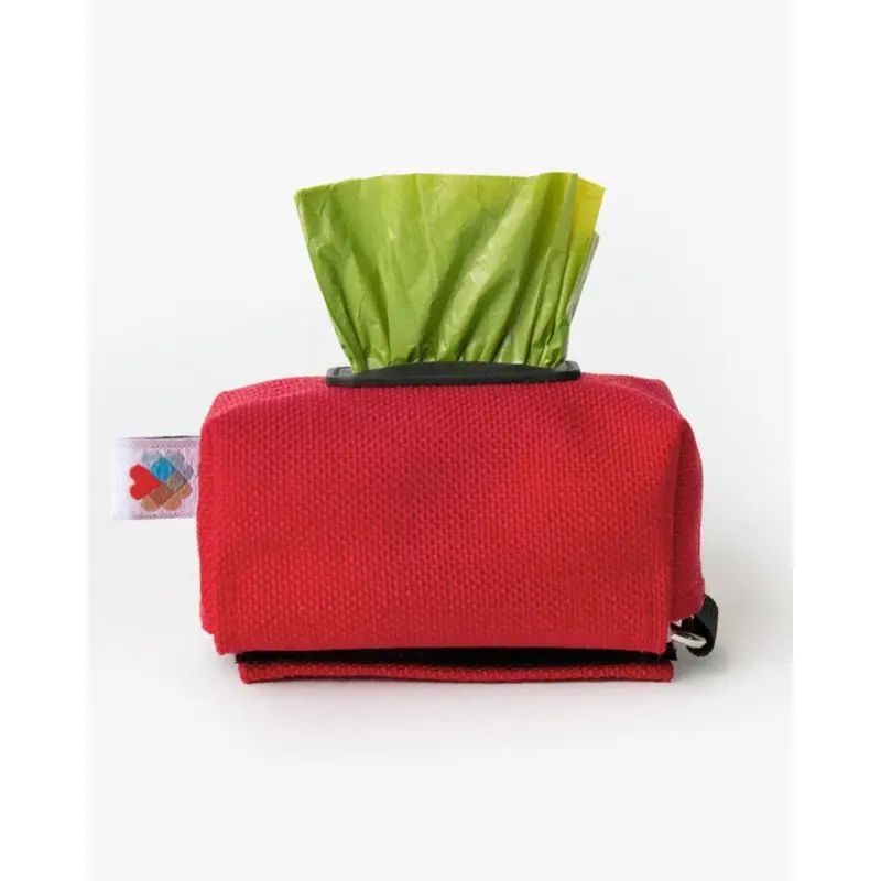 Funston Poo-Bag Dispenser in Red (Made in the USA)