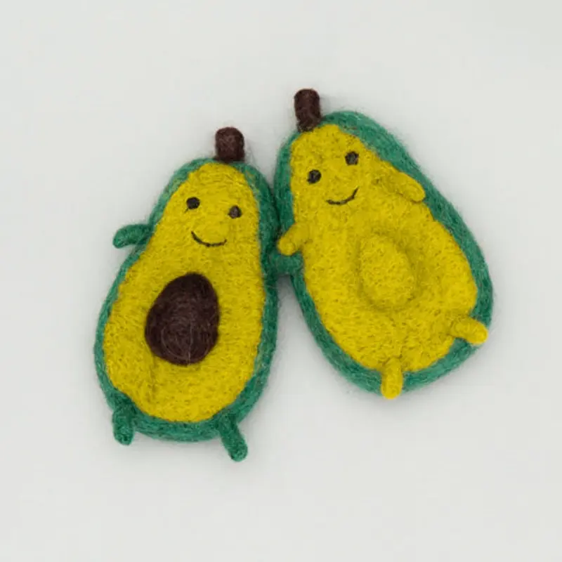 WARE of the DOG | Boiled Wool Avocado Toy