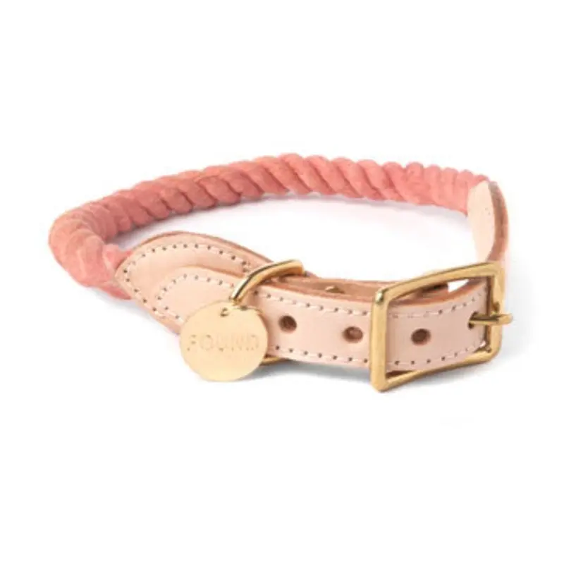 FOUND MY ANIMAL | Rope Collar in Blush