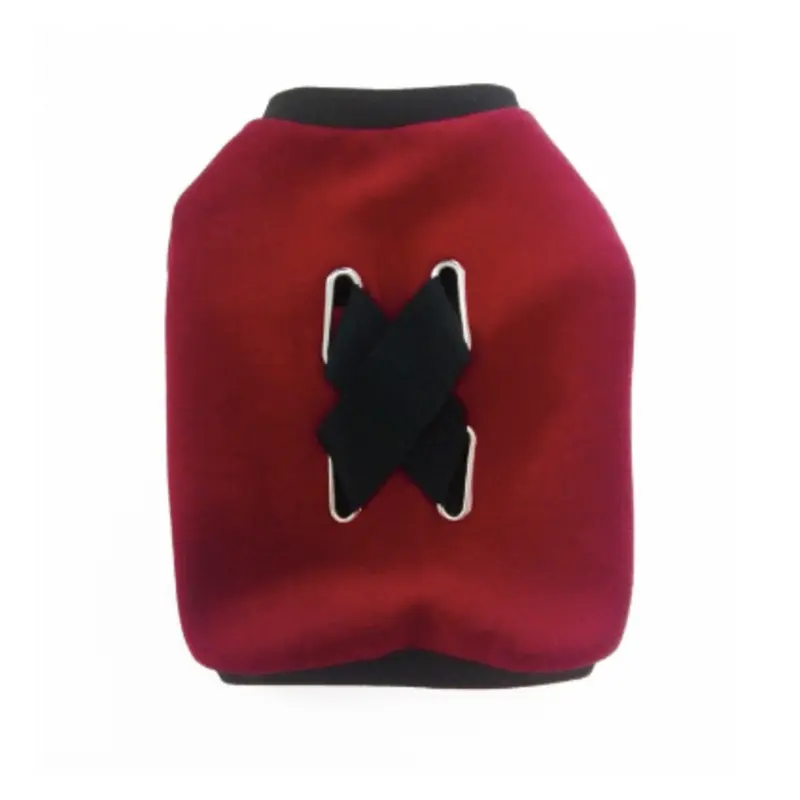 PIESKY | Maroon Cross Top