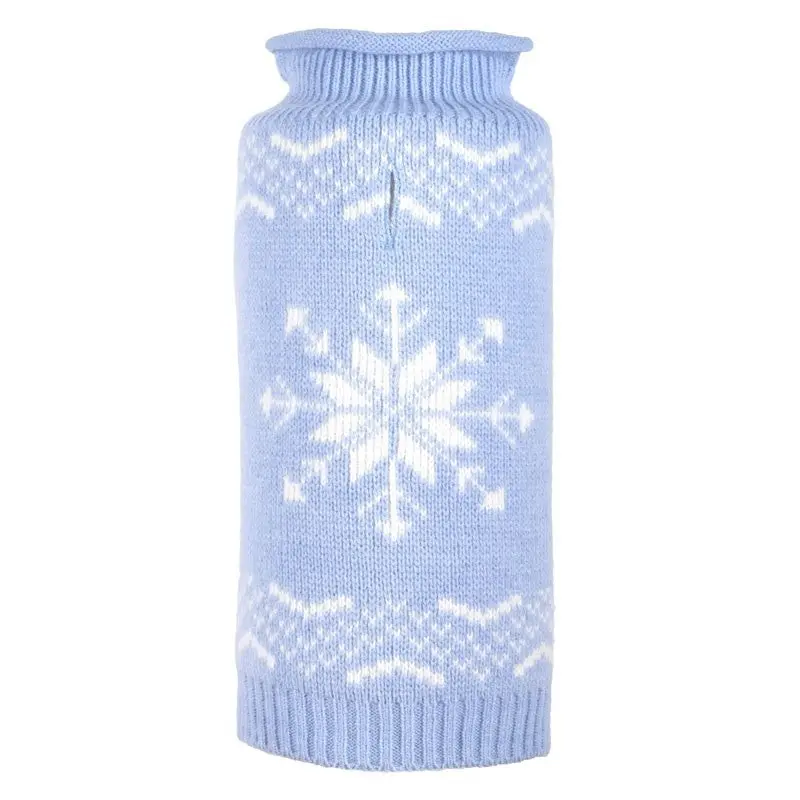 WORTHY DOG | Snowflake Sweater in Icy Blue