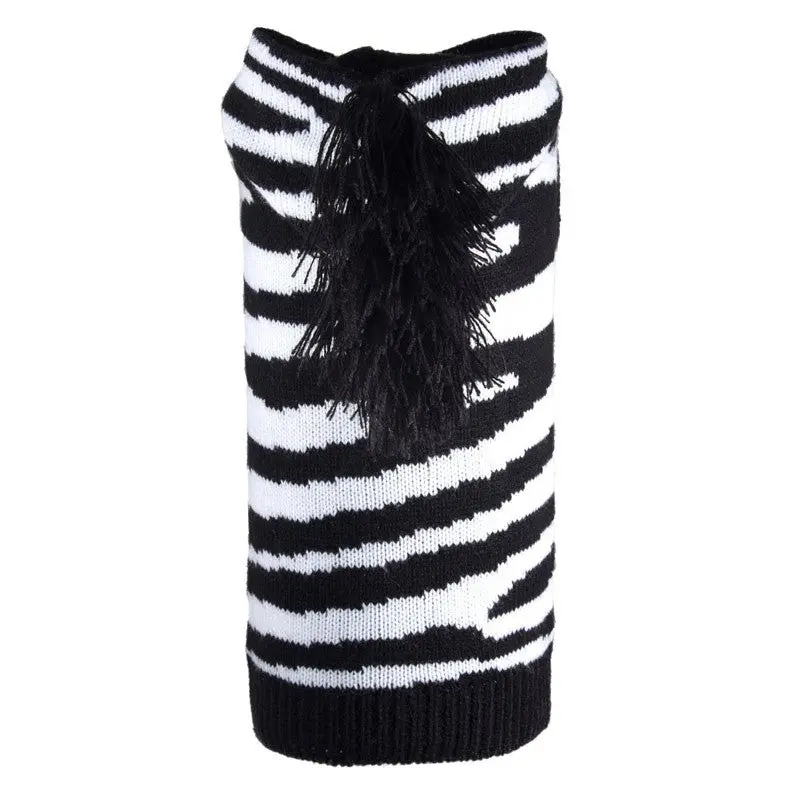 WORTHY DOG | Zebra Hoodie Sweater