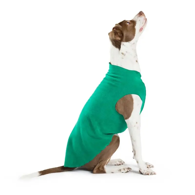 GOLD PAW | Stretch Fleece in Emerald Green (BIG DOG SALE)