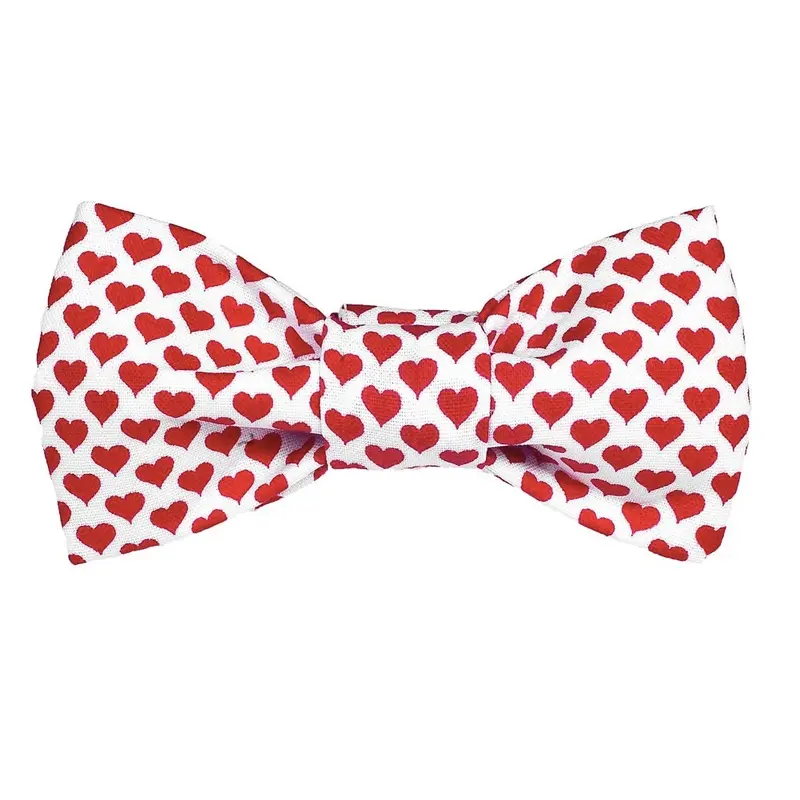 TRISH HAMPTON | Red Hearts Bow Tie