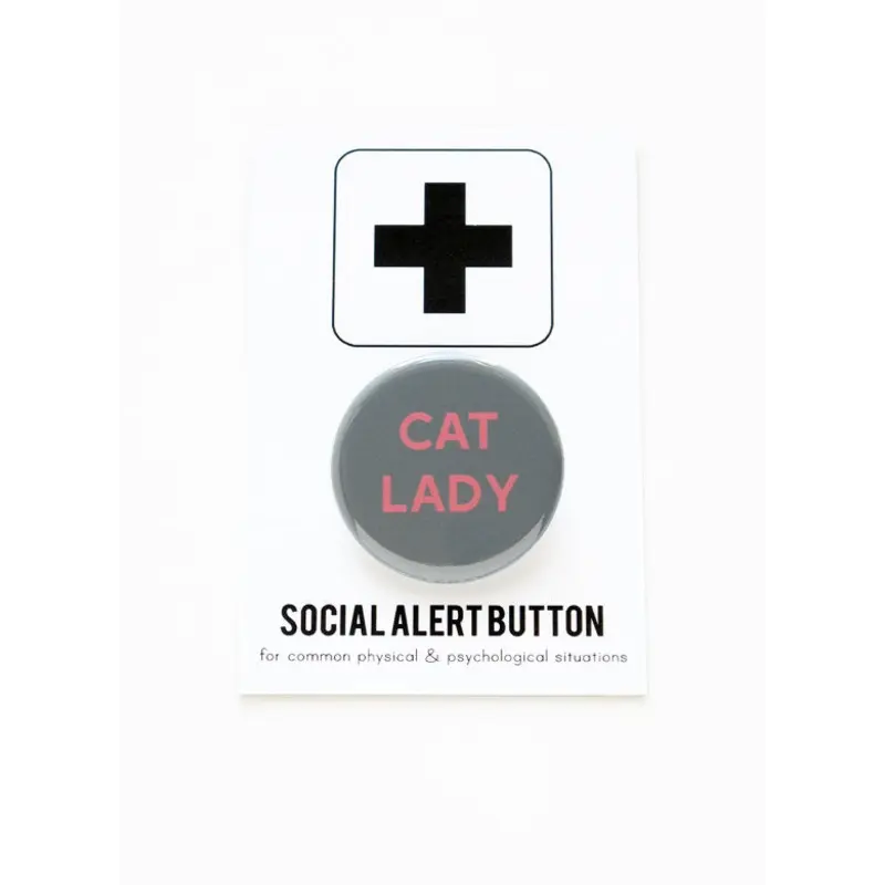WORD FOR WORD | Cat Lady Button