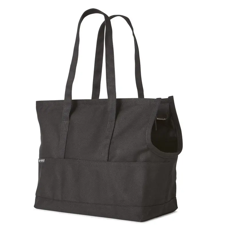 LOVE THY BEAST | Canvas Pet Tote in Black