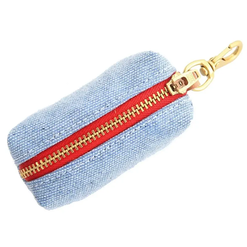 THE FOGGY DOG | Upcycled Light Denim Leash Bag