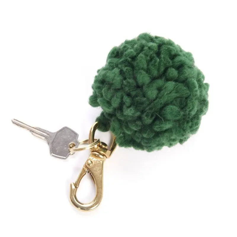 LOOPY MANGO | DIY PomPom for Leash Kit in Jungle Green