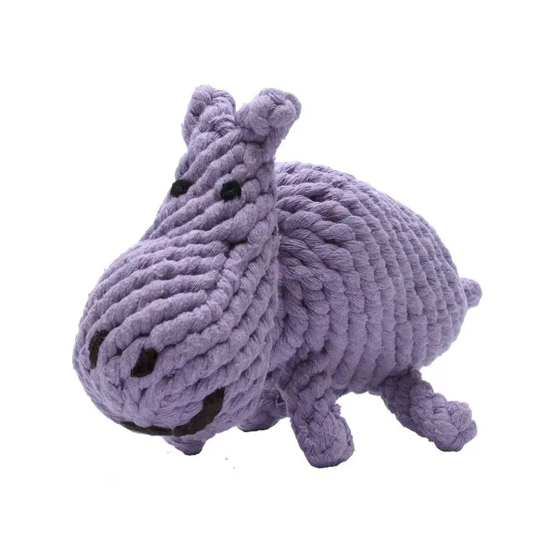 JAX & BONES | Hank the Hippo Rope Toy