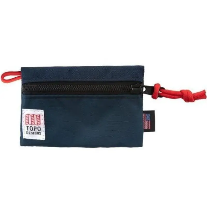 TOPO DESIGNS | Micro Accessory Bag in Navy/Red
