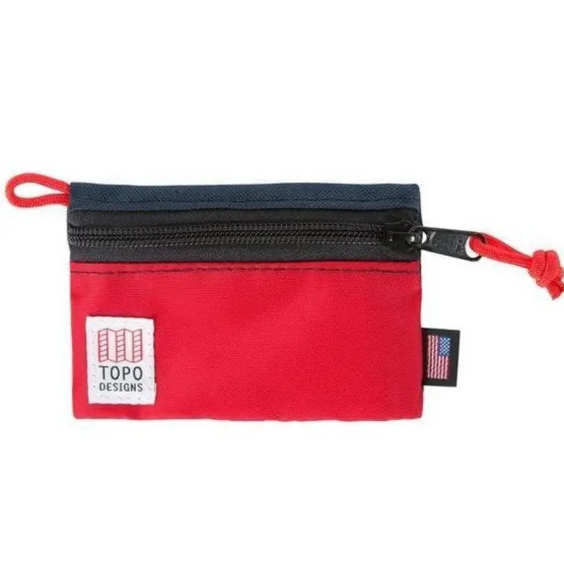 TOPO DESIGNS | Micro Accessory Bag in Red/Navy