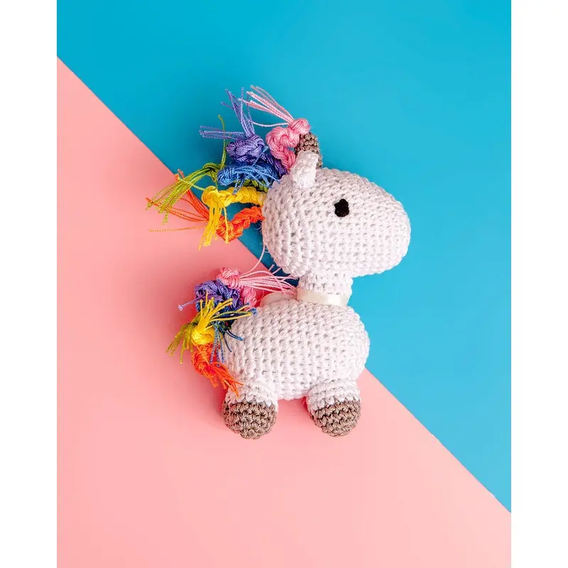 Unicorn Organic Knit Dog Toy
