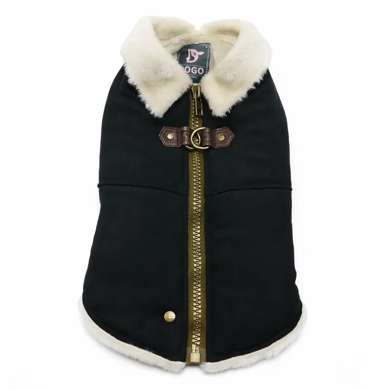 DOGO | Furry Runner Coat in Black (BIG DOG SALE)