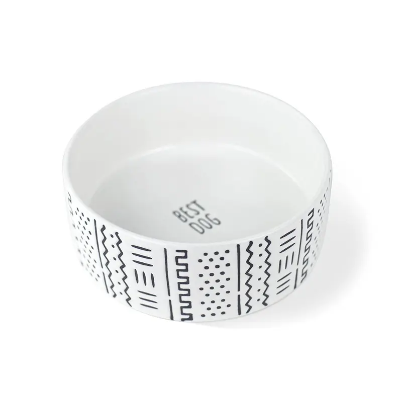 FRINGE STUDIO | Mudcloth Dog Bowl