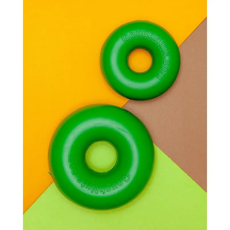 Green Ring Guaranteed-Tough Rubber Dog Toy (Made in the USA)