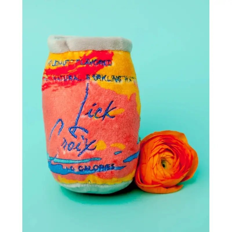 Lick Croix Barkling Water Plush Dog Toy in Pamplemutt
