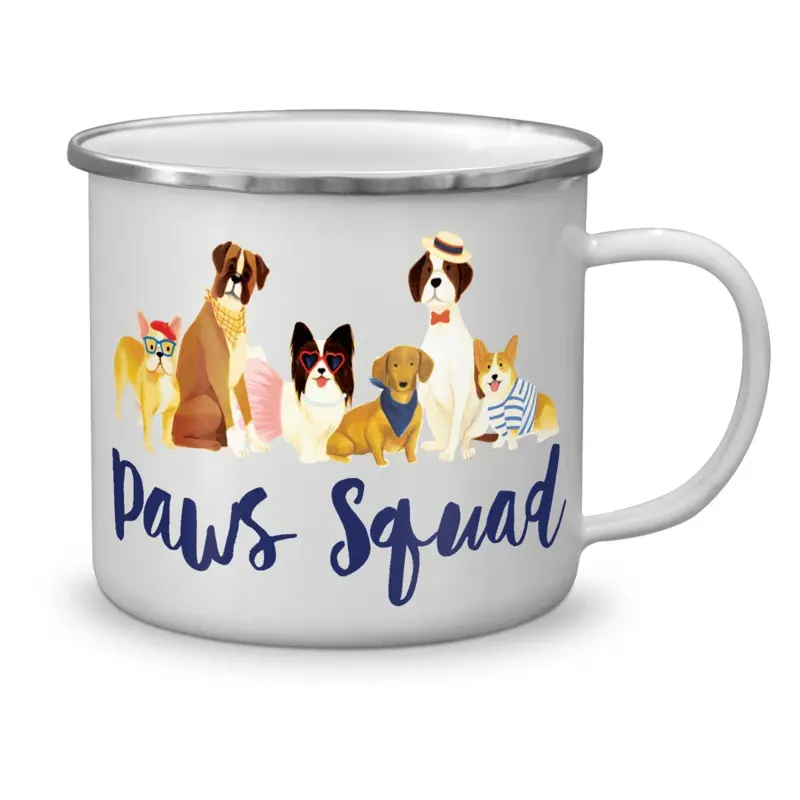 MOLLY & REX | Paws Squad Enamel Mug