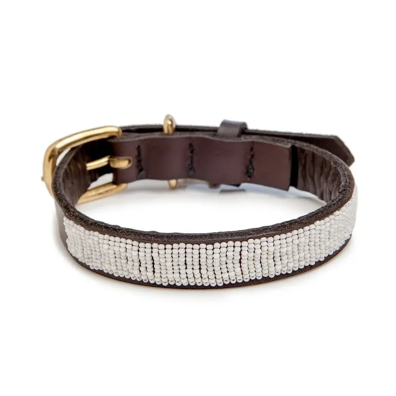BEADWORKS KENYA | White Beaded Collar