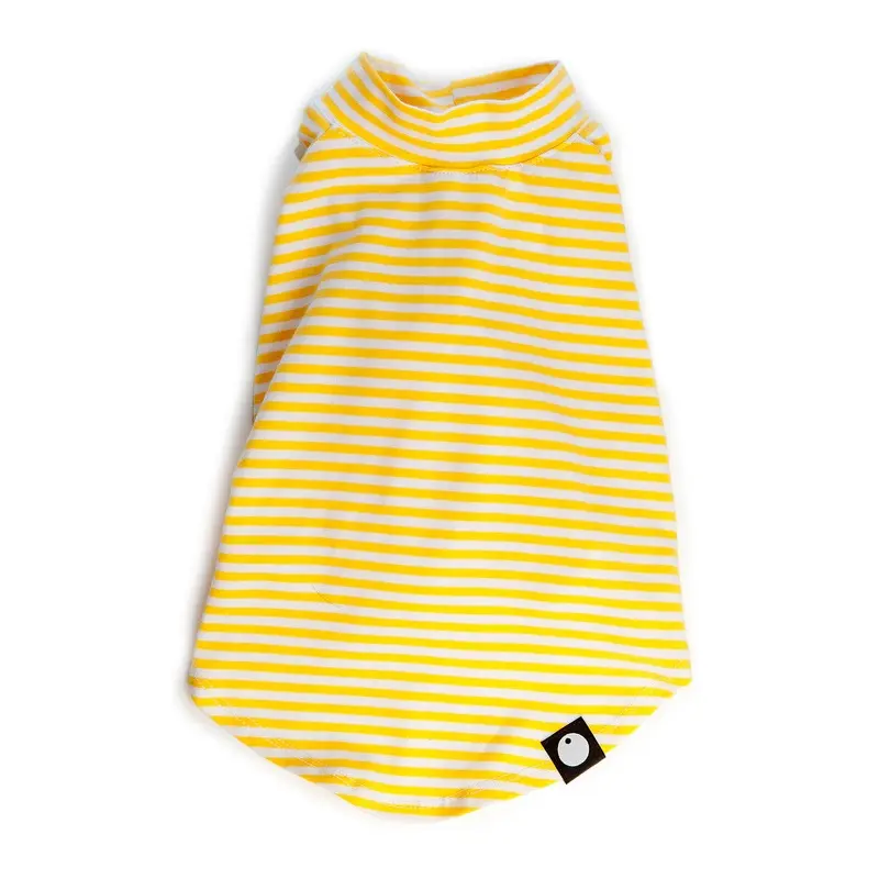 DOG & CO. | Perfect T in Sunshine Yellow & White Stripe