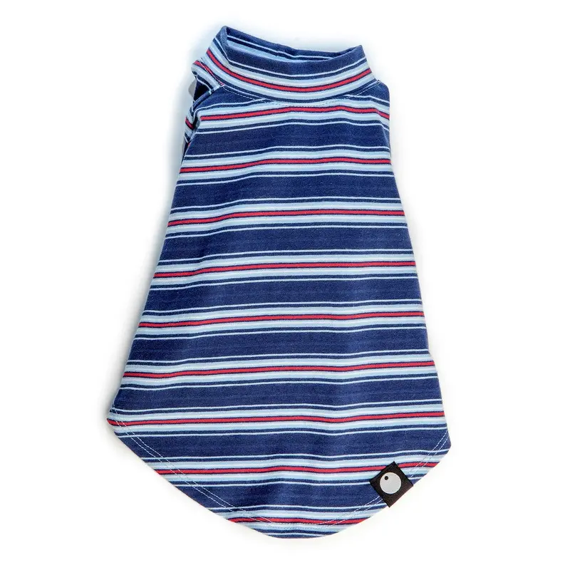 DOG & CO. | Perfect T in Vintage Blue & Red Stripe