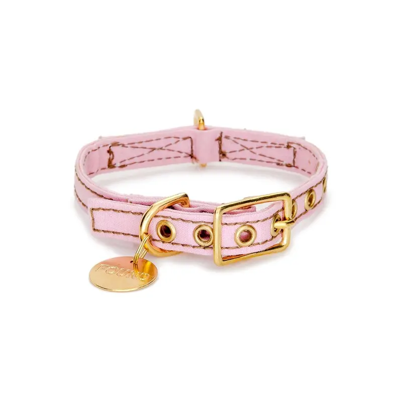 FOUND MY ANIMAL | Canvas Collar in Light Pink
