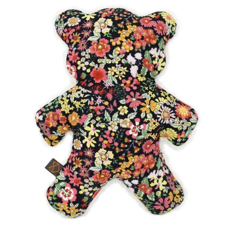 MODERN BEAST | Mini-Lavender Bedtime Bear in Black Floral
