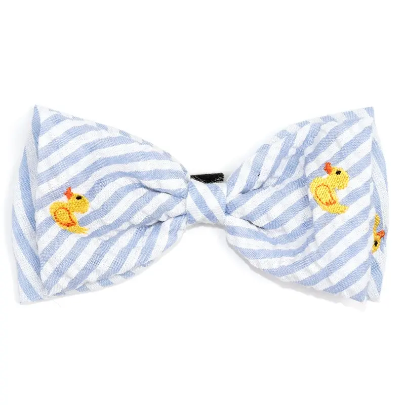 THE WORTHY DOG | Rubber Duck Bow Tie in Light Blue