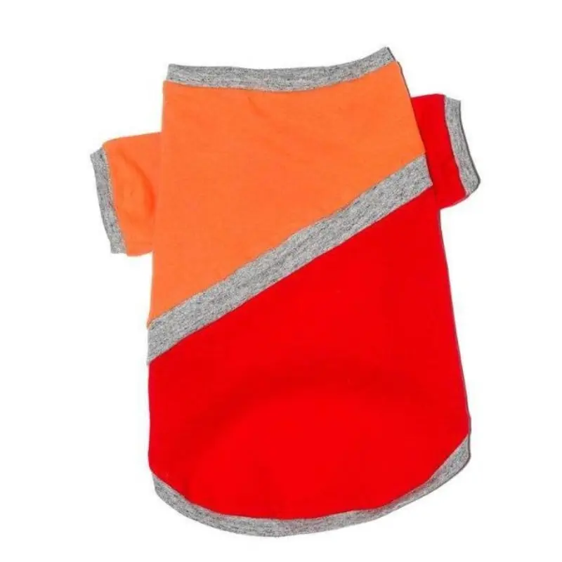 WARE of the DOG | Diagonal T Shirt in Orange and Red