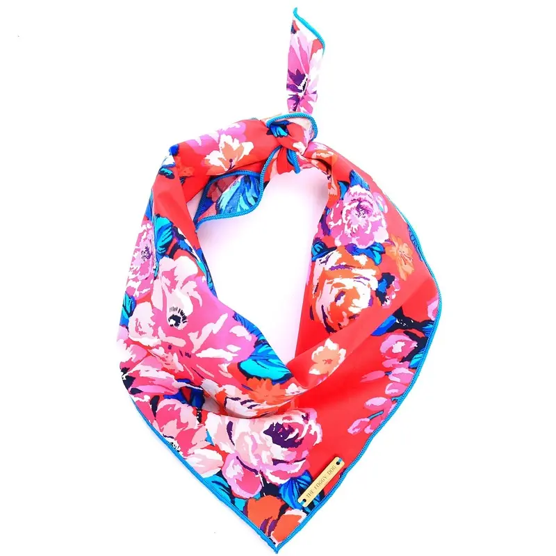THE FOGGY DOG | Pink Posies Bandana