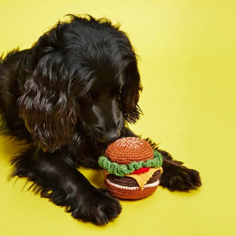 WARE of the DOG | Hand Knit Hamburger
