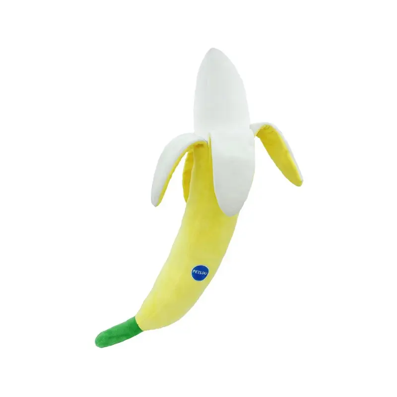 Big Banana Squeaky Plush Dog Toy (29")