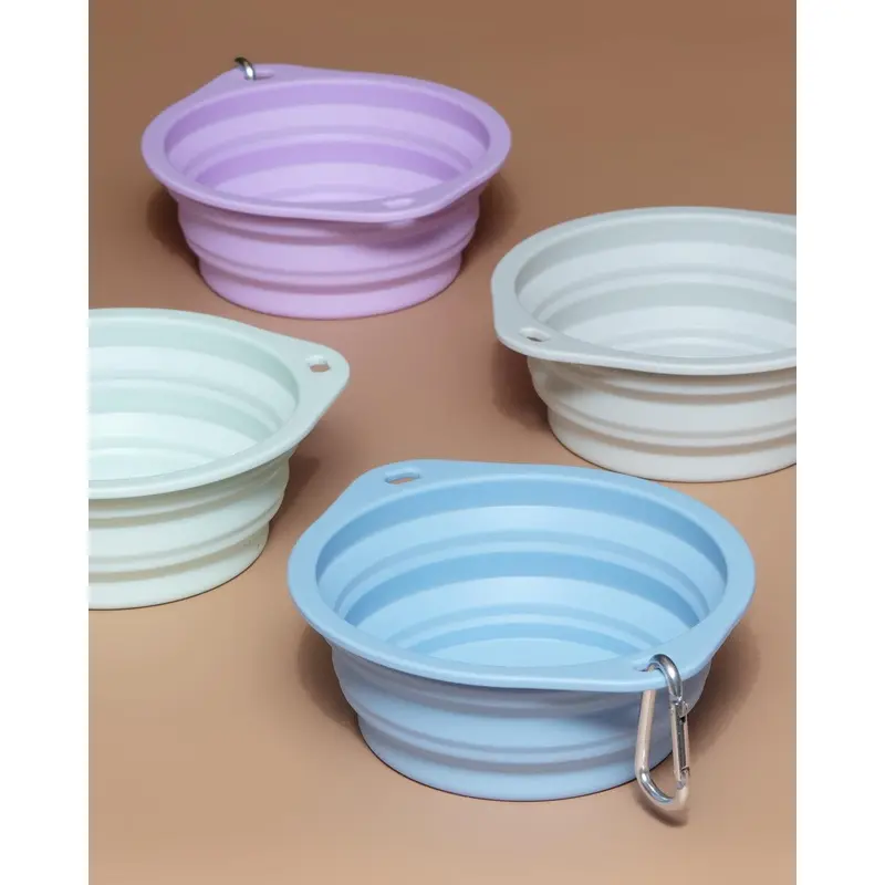 Collapsible Silicone Travel Dog Bowl