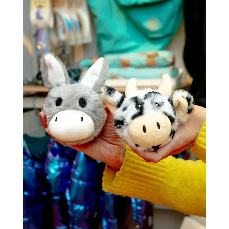 Cow & Donkey EZ Squeaky Dog Toy Set