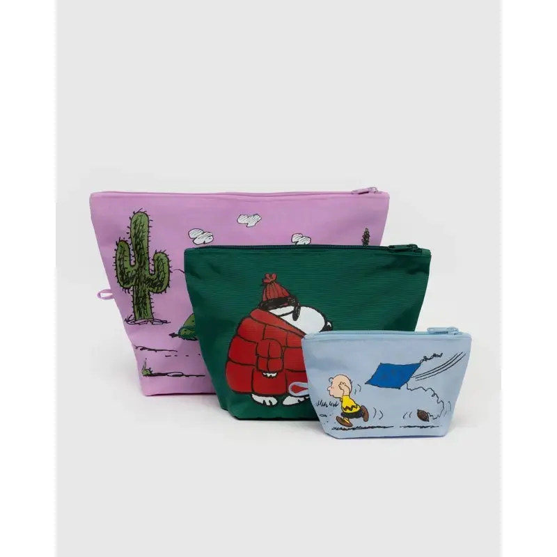 Go Pouch Set in Peanuts