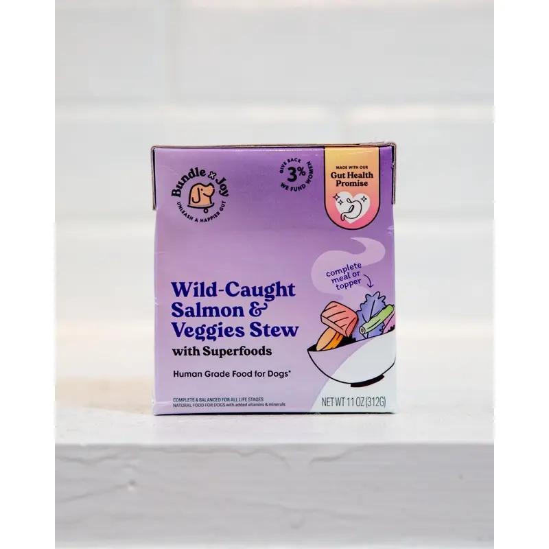 Wild-Caught Salmon & Veggie Dog Superfood Stew 11 oz (Made in the USA)