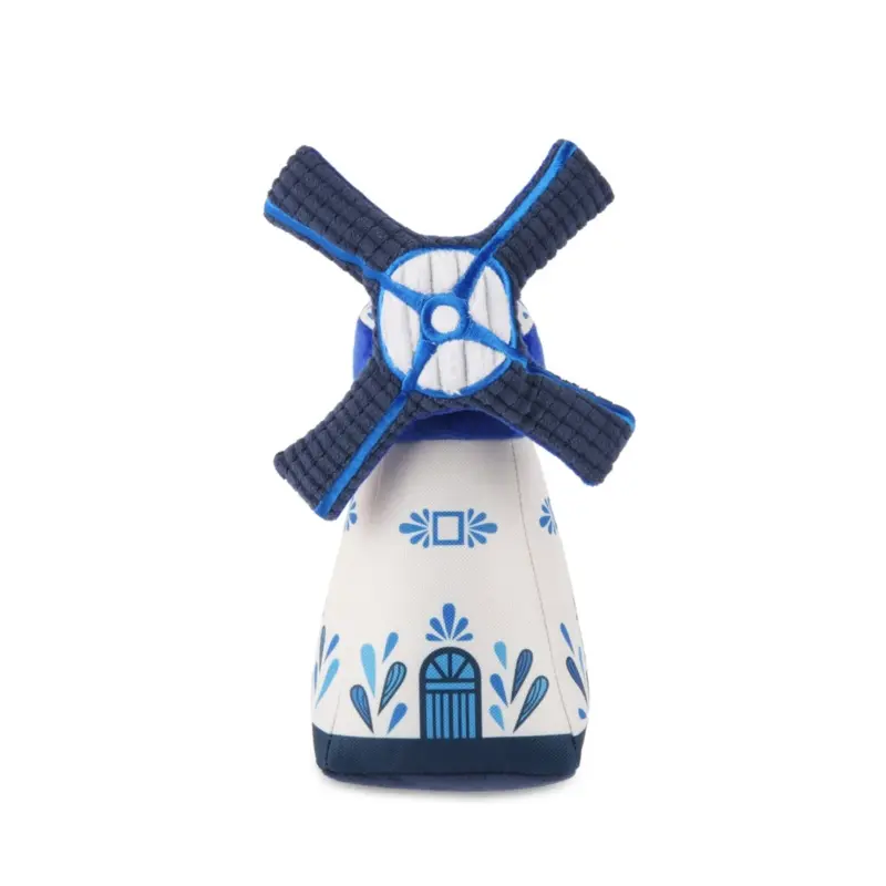 Dutch Windmill Squeaky Crinkle Dog Toy