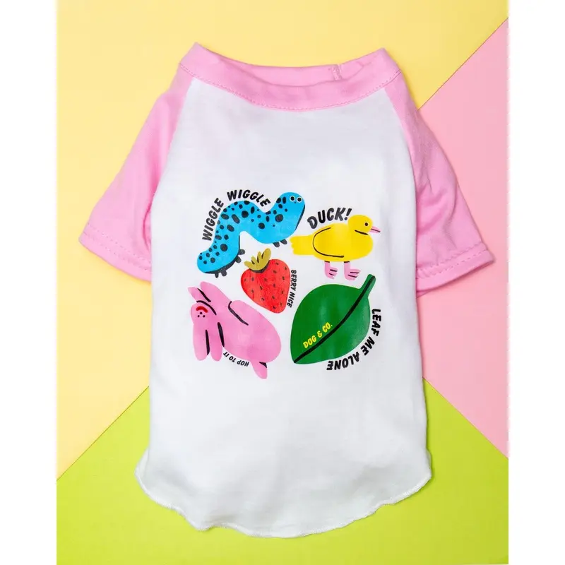 *Hop To It* Graphic Dog T-Shirt