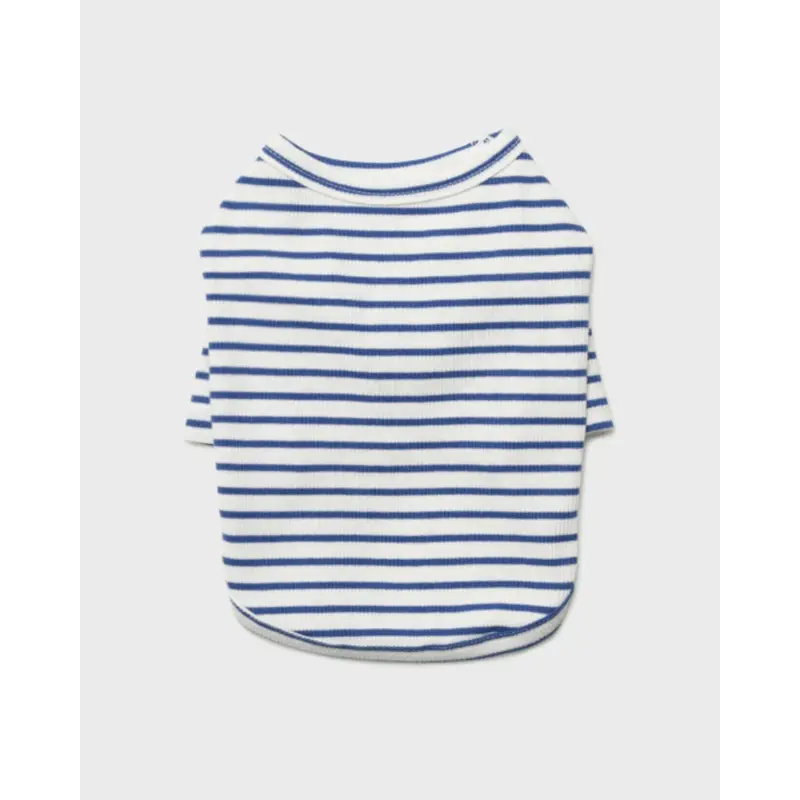 Striped Dog T-Shirt in Blue