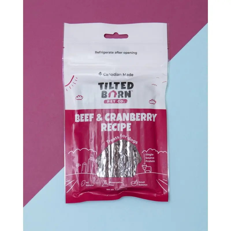 Beef & Cranberry Jerky Dog Treat