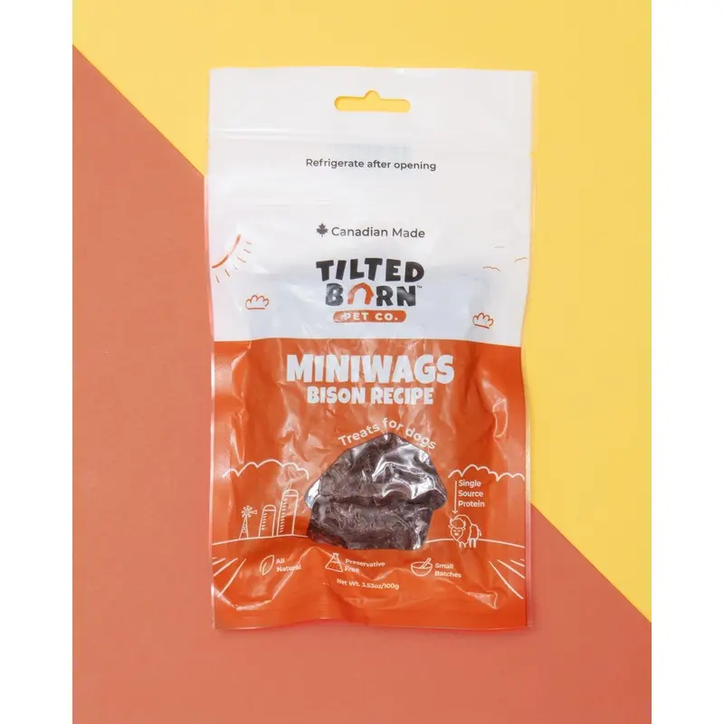 Bison Mini Wags Dog Treats