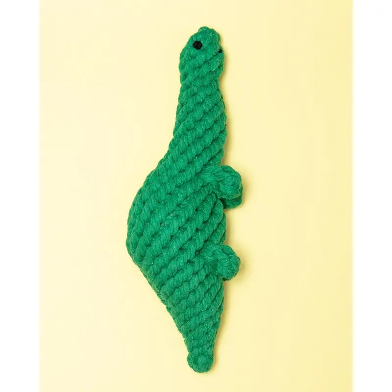 Eco-Friendly Dinosaur Rope Dog Toy