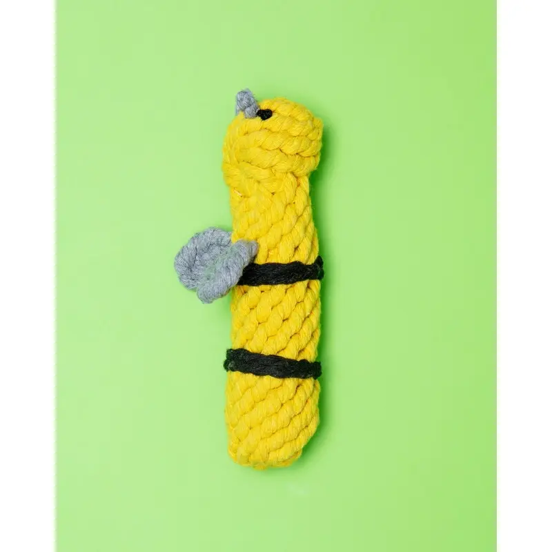 Handmade Bee Sustainable Dog Rope Toy