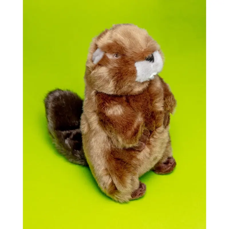 Troy the Beaver Plush Squeaky Dog Toy