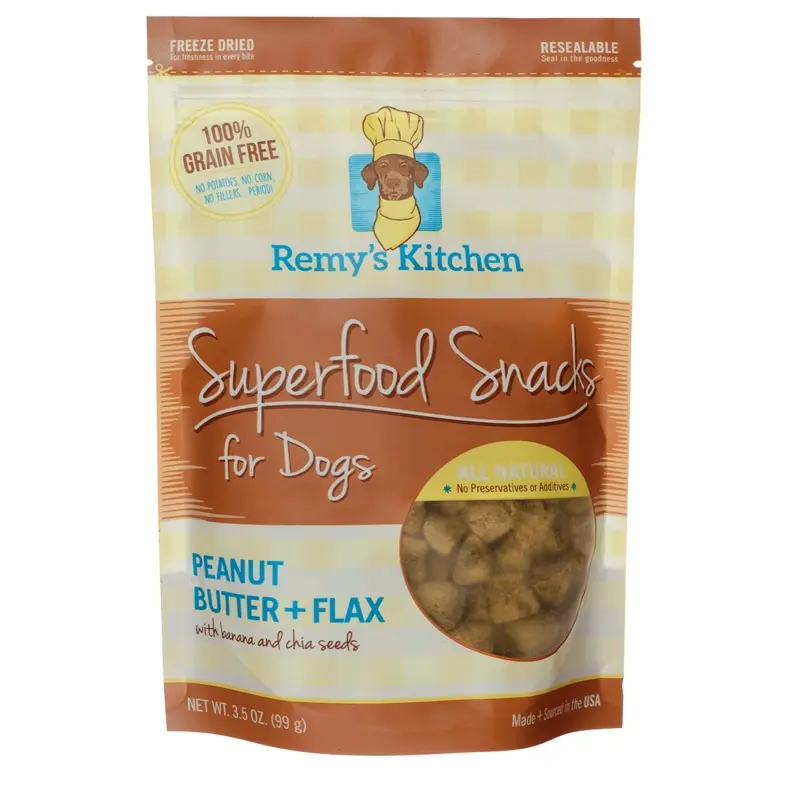REMY'S KITCHEN | Superfood Snacks in Peanut Butter + Flax