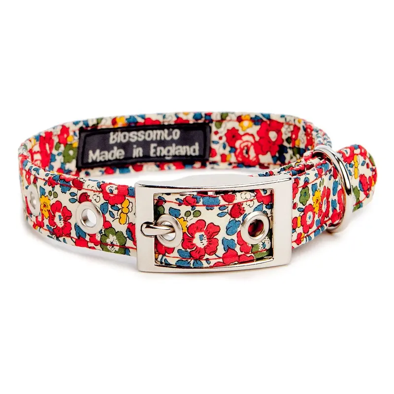 Betsy Liberty Print Floral Dog Collar
